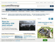 Tablet Screenshot of endswasteandbioenergy.com